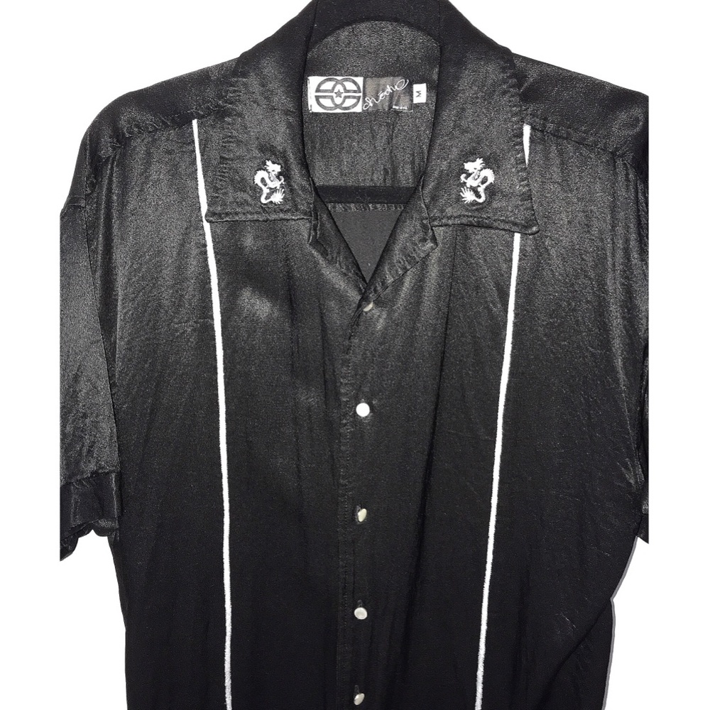 ⛔️SOLD⛔️Men’s Silk Button-Down Summer Shirt